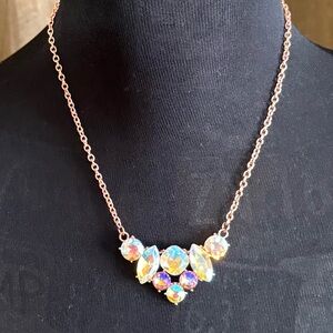 NWT Paparazzi Lavishly Loaded Copper Iridescent Beaded Necklace.